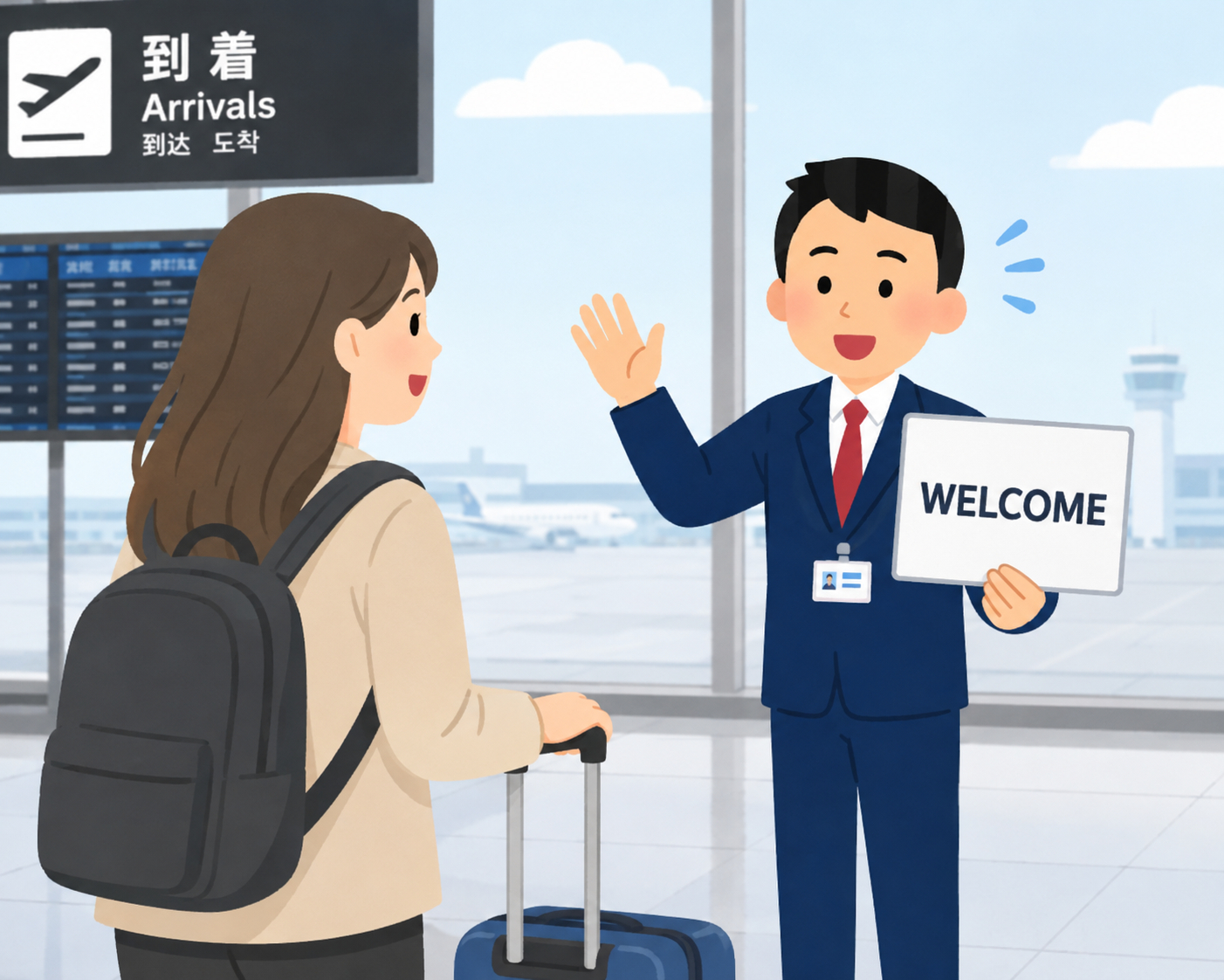 初日の多忙な業務